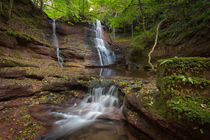 Pwll y Wrach waterfalls  von Leighton Collins