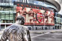 Thierry Henry Statue Emirates Stadium by David Pyatt