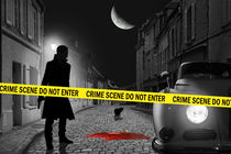 Crime scene do not enter von Monika Juengling