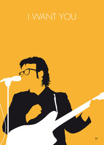 No067 MY ELVIS COSTELLO Minimal Music poster by chungkong