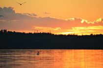 Sunset on the Lake von Daniella Paudash
