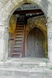 Main Entrance to St Mary's Church Brading von Rod Johnson