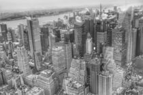 Manhattan New York black and white von wamdesign