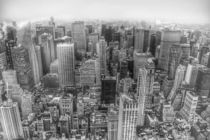 Manhattan New York black and white by wamdesign