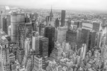 Manhattan New York black and white by wamdesign