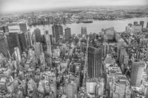 Manhattan New York black and white by wamdesign