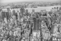 Manhattan New York black and white by wamdesign