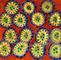 Folcloristic Ringed Circles Pattern von Heidi  Capitaine