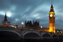 Big Ben and Westminster bridge by Leighton Collins