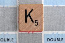 Scrabble K von Jane Glennie