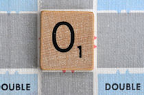 Scrabble O by Jane Glennie