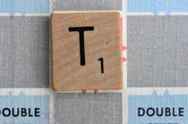 Scrabble T by Jane Glennie