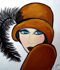 1920'S FLAPPER GIRL  SUE by Nora Shepley