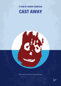 No718 My Cast-Away minimal movie poster von chungkong