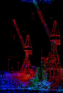 RED CRANES von urs-foto-art