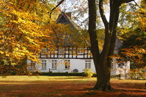 Bauernhaus Luer-Kropp-Hof im Herbst, Oberneuland,Bremen, Deutschland, Europa von Torsten Krüger