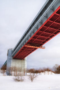 Winter. City. Bridge by mnwind