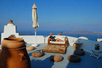 Lightness of being. Santorini, Greece by Yuri Hope