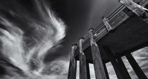 Wooden Jetty and the London Summer Sky von John Williams