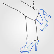 the legs of a woman wearing high heels  von Shawlin I