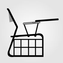 Sectional elevation of table for designers or architects  by Shawlin I