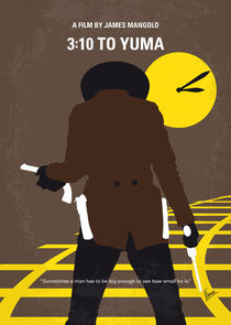 No726 My 310 to Yuma minimal movie poster von chungkong