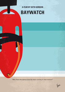 No730 My Baywatch minimal movie poster by chungkong