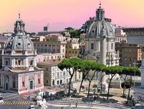 Domes in Rome von GabeZ Art