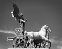 Quadriga - black and white by GabeZ Art