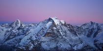 Jungfraumassiv im Abendlicht von Bettina Schnittert