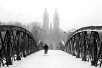 Schneegestöber in Freiburg by Patrick Lohmüller