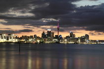 Skyline of Auckland by night von stephiii