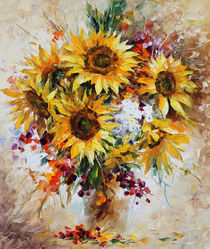 Sunflowers of Jerusalem von Adriano Cuencas Art