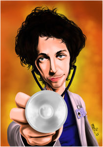 Caricature of Valentino Rossi von Juan Paolo Novelli