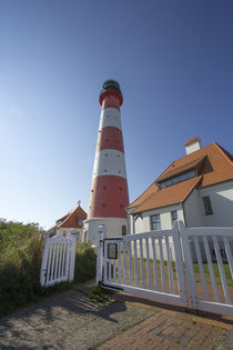 Eingangspforte zum Westerhever Leuchtturm by Britta Hilpert