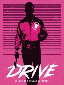 Drive movie inspired art print von Goldenplanet Prints