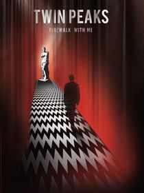 Twin peaks illustration retro tv serie inspired von Goldenplanet Prints