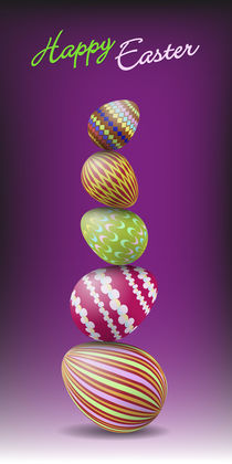 Pile of Easter eggs by maxal-tamor