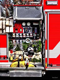 Dials and Hoses on Fire Truck von Susan Savad