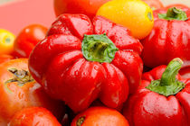 Tomatoes and Bell Peppers from the Kitchen Garden by maxal-tamor