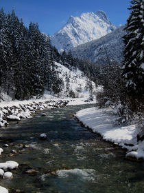 Winterliche Bachlandschaft by Karlheinz Milde