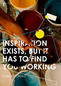 Inspiration exists poster von Stasi Kostova