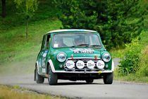 Green vintage Mini Innocenti racing car von maxal-tamor