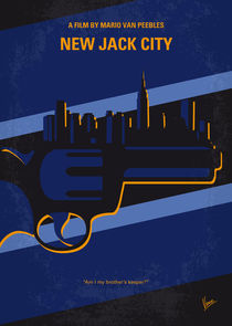 No762 My New Jack City minimal movie poster by chungkong