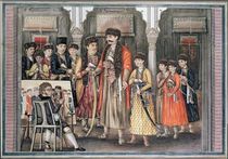 Shuja ud-daula, Nawab of Oudh and his Ten Sons von Tilly Kettle