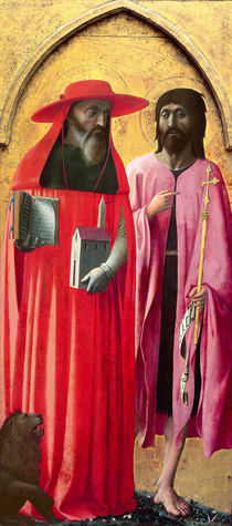 St. Jerome and St. John the Baptist von T. & Masolino, T. Masaccio