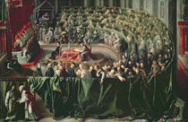 Trial of Galileo, 1633 by Italian School