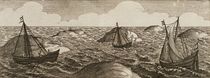 Pelsaert Sets Sail and Makes his Way Between Islands von Dutch School