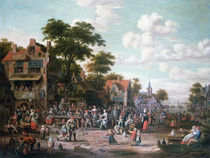 Village Festival, 1716 von Rutger Verburgh