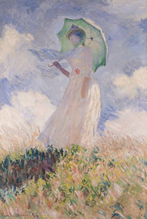 Woman with Parasol turned to the Left von Claude Monet